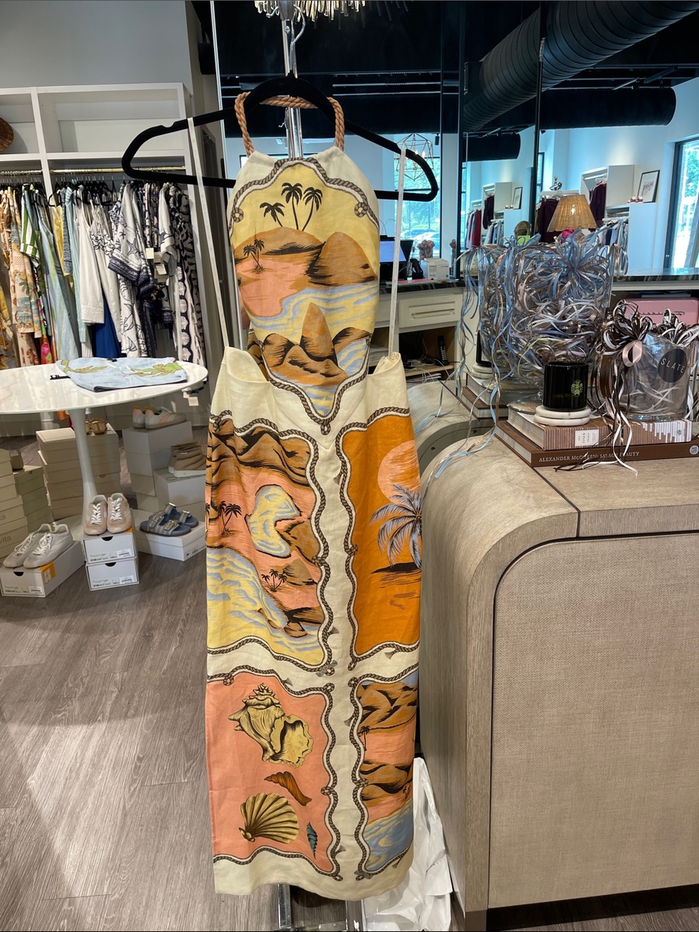 FARM RIO
SOUVENIR MIX SCARVES MAXI DRESS - Picture 4 of 5